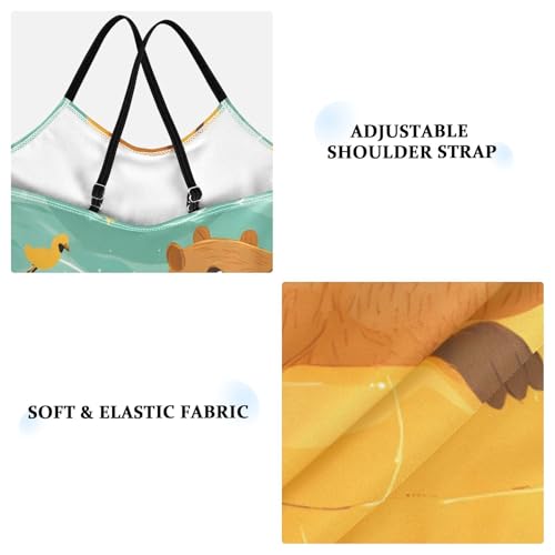 senya Girls Swimsuits Swimming Pool Capibala One-Piece Swimwear Quick Dry Girls Bathing Suits for 3 Years Old3