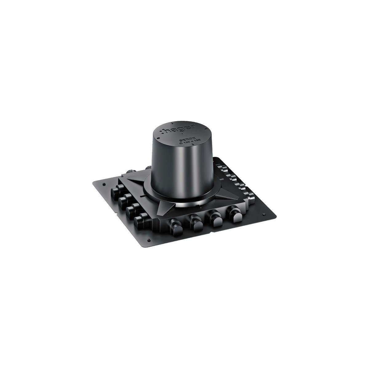 Hager SER02 Formwork Element for Floor Socket R02, Height 155 mm