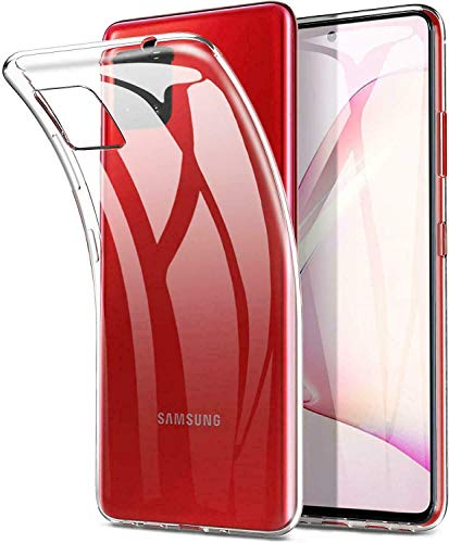 COPHONE® Coque de Protection Compatible avec Samsung Galaxy Note 10 Lite Etui Transparent antidérapent Coque en Silicone Transparente et Discrete