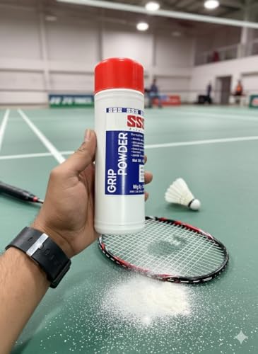 Image of SSS Badminton Grip Powder, Gym, Weightlifting, Rock Climbling for Sweat Free Hands 70gm