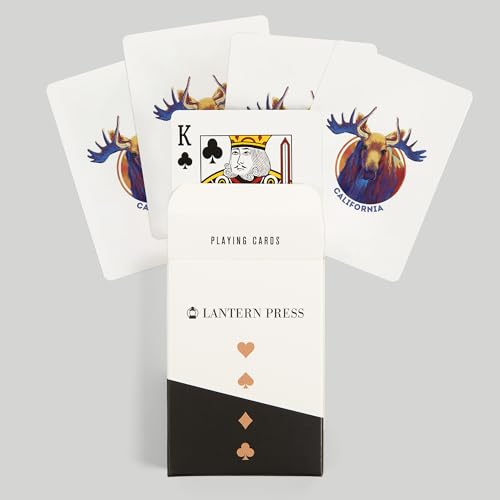 Baraja de Póker California Vivid Moose 52 cartas miniatura 6