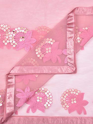 Image of DUPATTA BAZAAR Woman's Embellished Net Dupatta