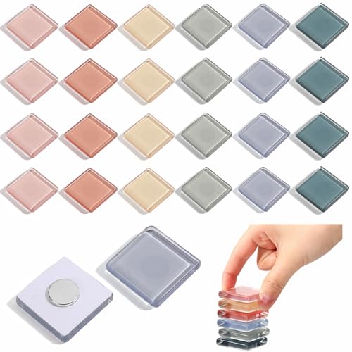 Imanes decorativos de vidrio para refrigerador 24 pzas