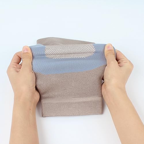 Image of Cashmere Wool Knee Brace Pads Unisex Winter Warm Thermal Knee Warmers Sleeve Soft Leg Warmers