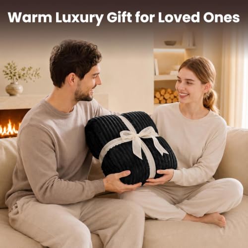 Image of Homemate Electric Heated Blanket Twin Size - 62 inchx84 inch Heating Blanket Twin Size 1 /2 /4 /6 /8 Hours Auto-Off 10 Heat Level Over-Heat Protection Soft Flannel Sherpa ETL Certification