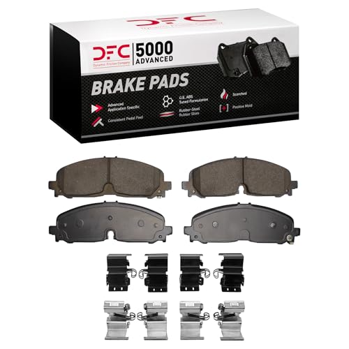 Image of DFC Front 5000 Advanced Brake Pads| Fits 2024-2025 Acura ZDX | Chevrolet Equinox, Honda Prologue; 2020-2024 Buick Enclave| Automotive Replacement Brake Pads| Hardware