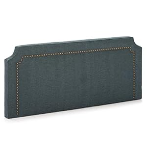 Marckonfort Hoofdbord gestoffeerde Leonor 140×60 Blauw, inclusief fittingen