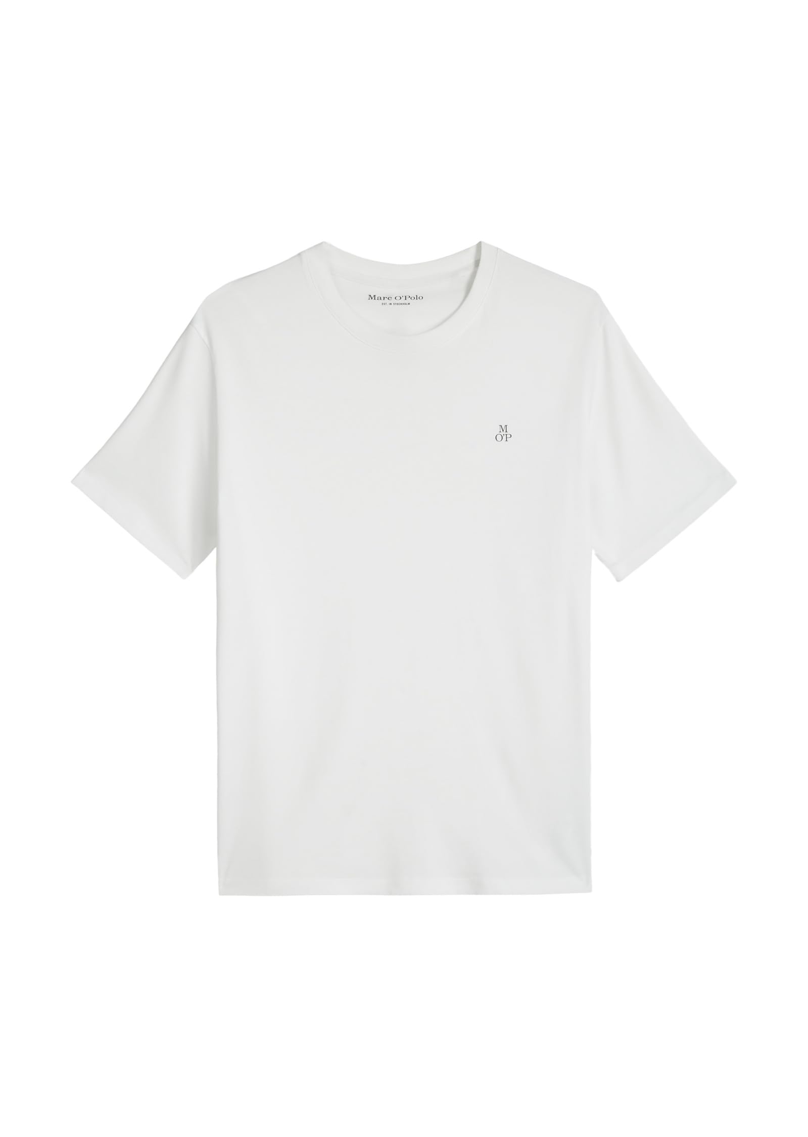 Marc O'polo Men's White Marc Oߴpolo Organic Cotton T-Shirt With Round Neck, (White), Xl
