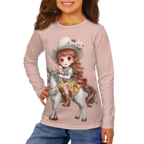 Image of Uourmeti Teens Girls Long Sleeve T Shirts Fall Outfits Boys Active Sportswear Running Tops