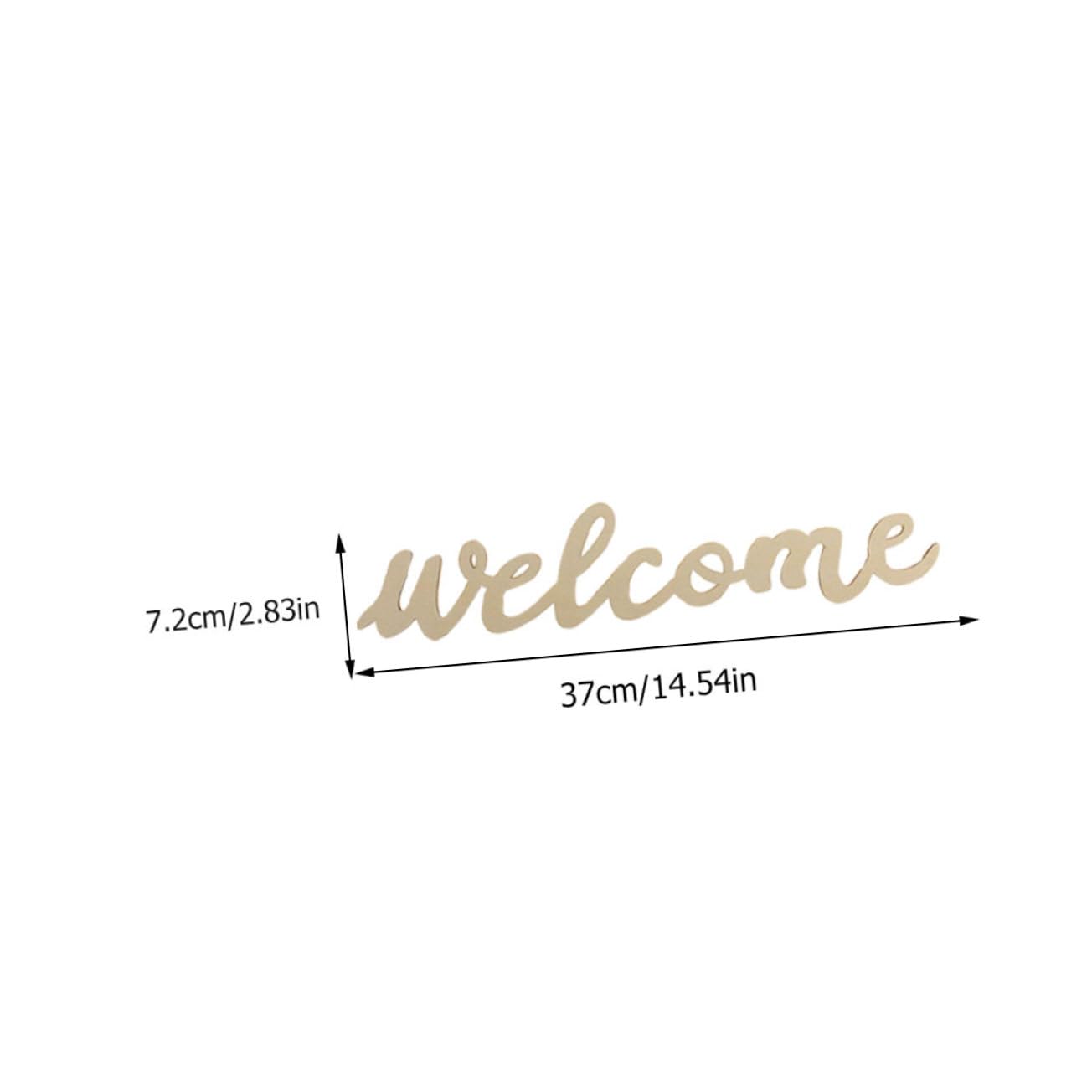 KOMBIUDA 5 Set Wooden Decorative Welcome Board Baby Indoor Small Drop Auto Door Hanging Pendant