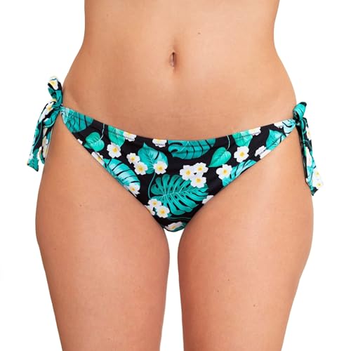 LIGNE V Line V - Bikini Menstrual de Bañador para Mujer - Absorción Moderada - Adecuado para Adolescentes - Ideal para Reglas en la Piscina o en la Playa - Bikini Menstrual Impreso 36