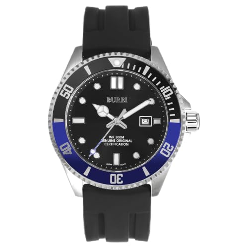 BUREI 200M Stainless Steel Watch