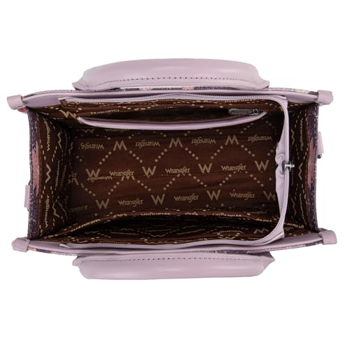 Image of Wrangler Purse Western Aztec Tote Bag Women Top Handle Handbags with Detachable Strap | Western