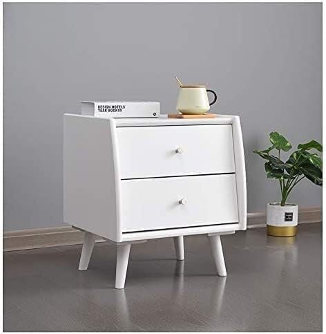 Table de chevet en bois de style minimaliste scandinave aux finitions soignées