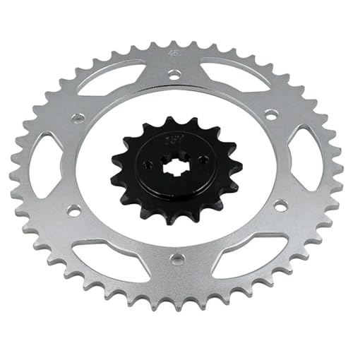 Pignon avant 15T pour chaîne 520/525 améliorant la fluidité sur GT250R