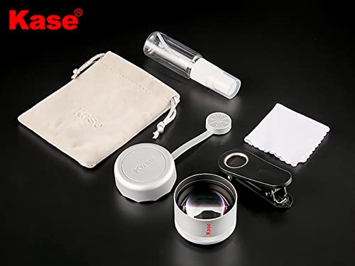 Kase HD Master Macro Lens for iPhone 17 16 15 14 13 12 Samsung Pixel Android, Macro Photography Phone Camera Lens Attachment, Long Shoot Distance 40-85mm
