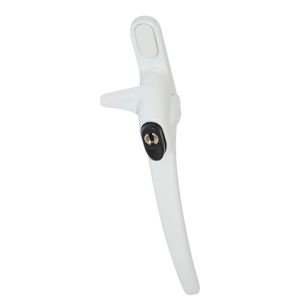 ERA Charisma Inline Cockspur Locking Espag Handle - 21mm RH Locking White