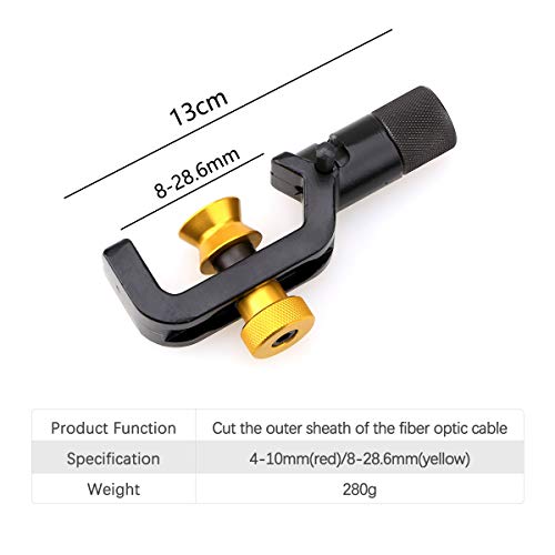 4-10、8-28.6 、8-28.6(Double head) Transverse armoured cable stripping Fiber optic cable stripper FTTH Armored Fiber Cable KELUSHI (Golden 8-28.6)