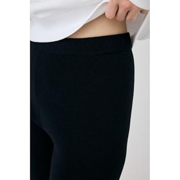 Amazon.co.jp: [マウジー] KNIT BIKER パンツ BLK FREE