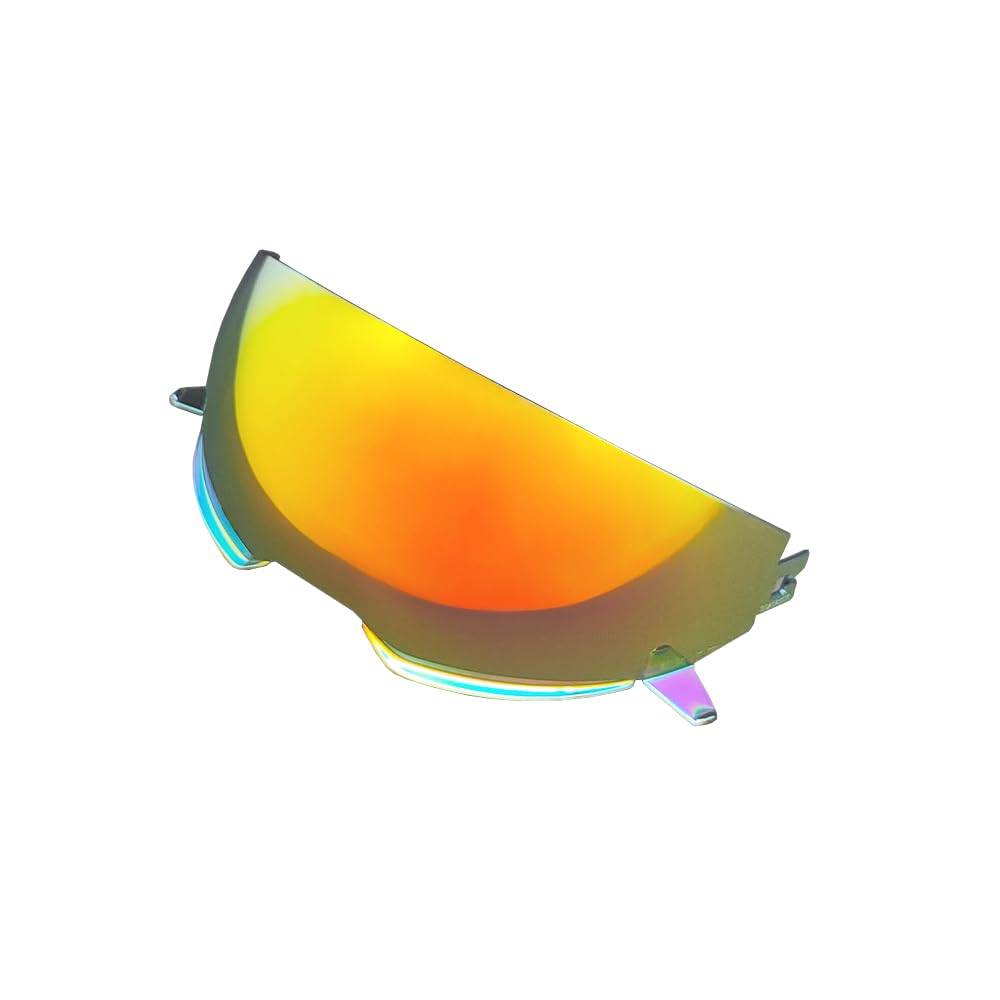 ANSUNDA Helmet Visor for Street Fighter, UV Protection Windproof Motorcycle Helmet Face Shield for MT Street Fighter (Revo Deep Red)