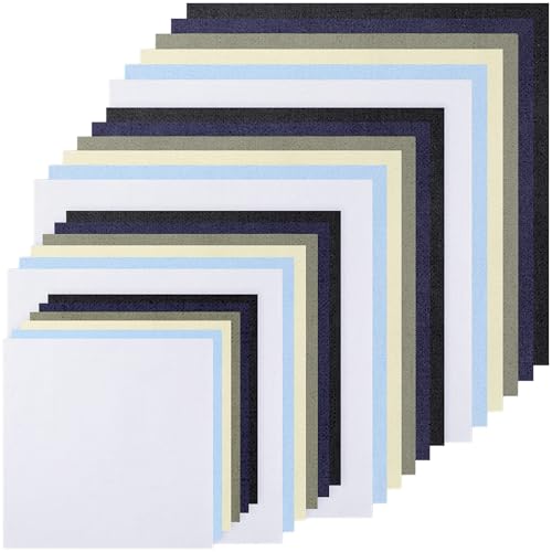24 Pcs 6-Color Cotton Embroidery Squares