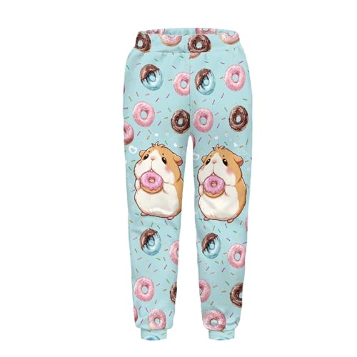 Sweatpants for Girls Fall Elastic Waist Baggy Pants Spring Comfy Bundle Foot Jogger Pants with Pockets2