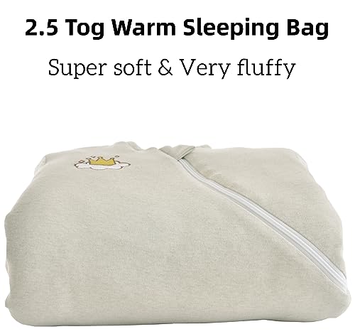 Chilsuessy Baby Schlafsack Winter mit abnembar Langarm Bio Baumwolle Babyschlafsack Kleine Kinder Ganzjahres Schalfsack Schlafanzug für… – Ansicht 5