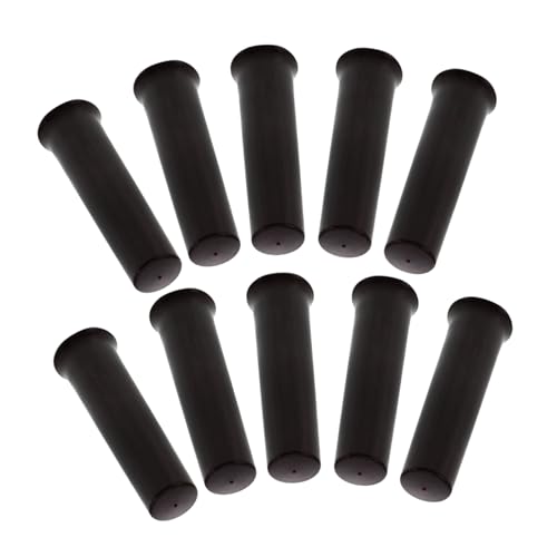 Holibanna 10 Por mango paraguas tapa sombrilla jardin sombrilla jardín sombrilla patio piezas sombrilla Partes de refacción base de soporte de paraguas al aire libre el plastico Black