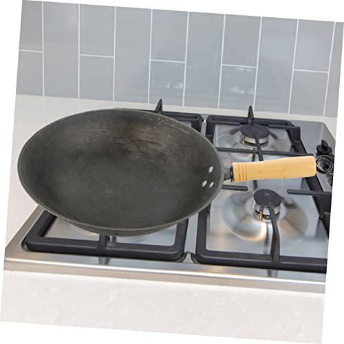Wok estilo chino con mango resistente al calor miniatura 4