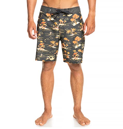 Quiksilver ボードショーツ Mグレー・チェック Quiksilver ボード