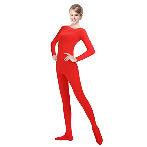Costume intero a maniche lunghe, con scollo