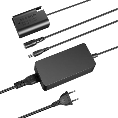 NEEWER Adaptateur AC Power DMW-BLK22 & Kit Chargeur Batterie Factice Coupleur DC Compatible avec Panasonic Lumix GH5 II GH6 II S5II S5IIX S5M2 S5M2X GH5M2