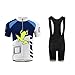 Produktbild UGLY FROG Neuen Herren Radtrikot Set Kurzarm, Atmungsaktiv Schnell Trocken Radfahren Kleidung mit Bib Shorts Mit 3D Sitzpolster MTB, Rennrad, Größe-(XL-6XL)