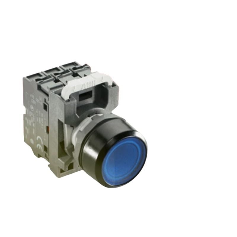 ライト付き青色モジュラーリセットボタンスイッチ MP2-42L-10;10060165
