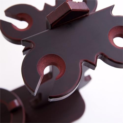Soporte para botellas con diseño de violín y porta copas miniatura 3