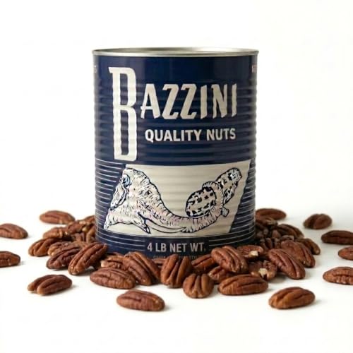 Image of Bazzini Mammoth Pecan Halves, 3lb Bulk Tin