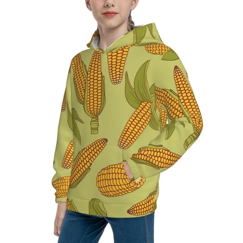 Corn Kid Hoodies Boys Sweatshirts Girls Pullover with Pocket2