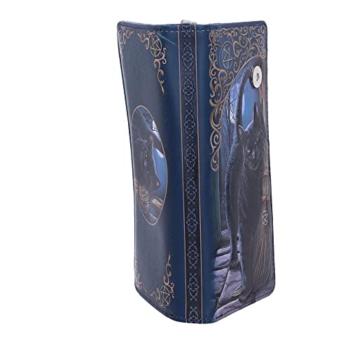 Nemesis Now B3941K8 Brush with Magick Lisa Parker Embossed Purse 18.5cm Blue, PU3