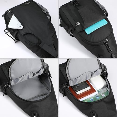 Crossbody Sling Backpack for Travel and Hiking - Unisex