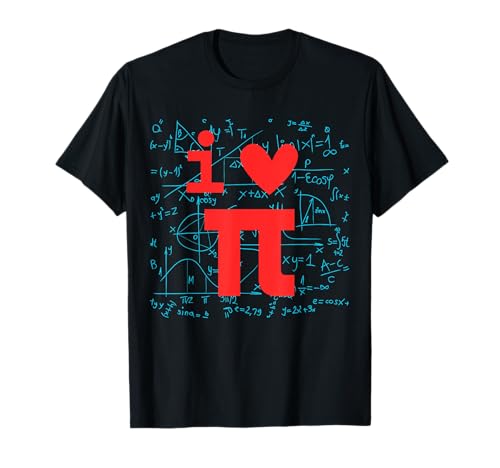 J'adore pi pour l'école de professeurs de mathématiques happy pi day math lover t-shirt
