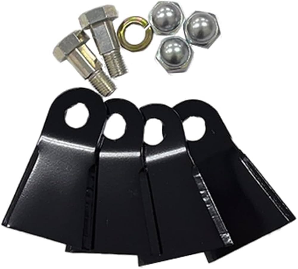 値下げツムラ自走式あぜ草刈用バーナイフ4セットナットワッシャ付スパイダーモア替刃 値下げツムラ自走式あぜ草刈用バーナイフ4セットナットワッシャ