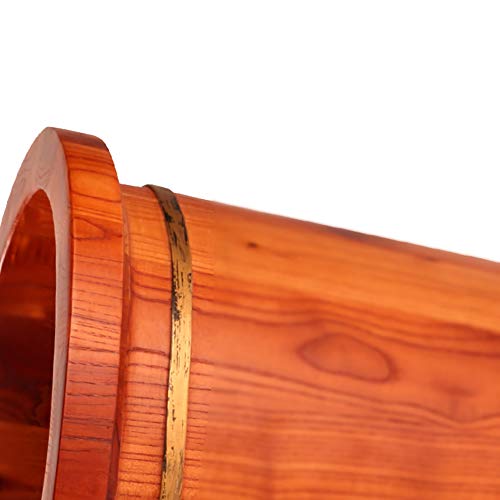Barril de Madera para Spa de Pies con Tapa 45 cm miniatura 6