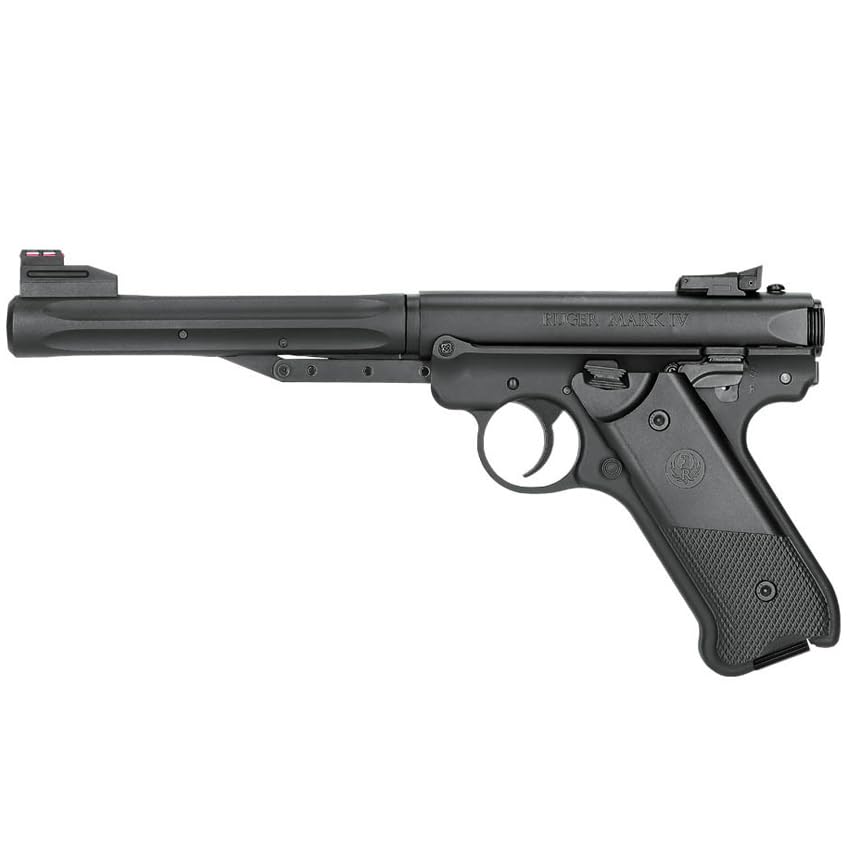 Pistola Ruger Mark IV Negra Muelle (4,5mm) | Pistola de Aire comprimido Calibre 4,5mm + Caja de balines. Pistola de Muelle