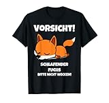Fuchs Langschläfer Morgenmuffel Schlafshirt