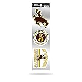 Rico Industries RSS520101: Wyoming University 3-Piece Retro Spirit Decals