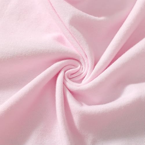 Image of HILEELANG Toddler Girl Easter Outfit Spring Summer Cotton Leggings Pants Tees Shirts Clothing Sets