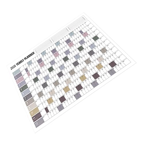 NUOBESTY Poster Organizzativo Mensile - Completo Orizzontale Gennaio Da Parete Per La Pianificazione Familiare Annuale Dicembre E Pianificatore Annuale