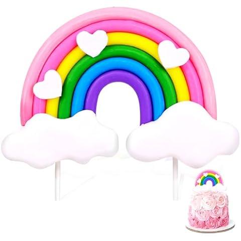 Mozeat Lens Rainbow Cake Topper Cover