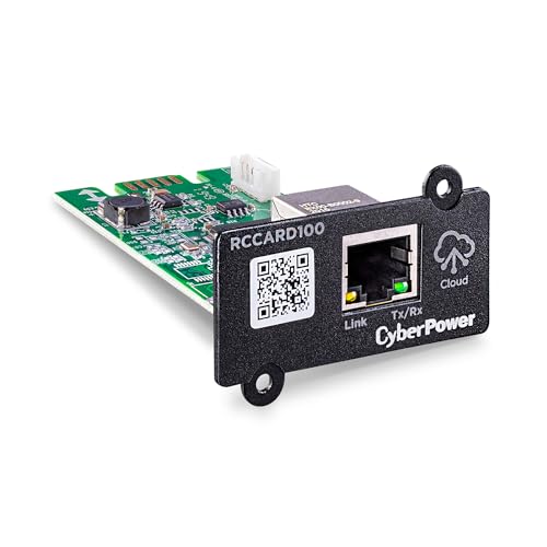 Image of CyberPower RCCARD100 Cloud Monitoring Card, Remote UPS Management via PowerPanel Cloud, Plug-and-Play Installation, Real-Time Alerts, Compatible with Select CyberPower UPS Models One Size (Pack of 6)