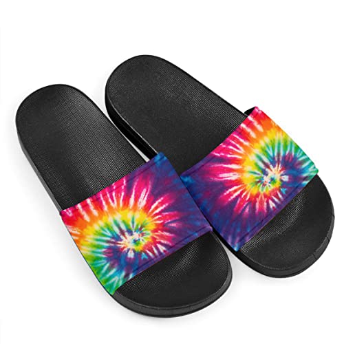 Howilath Women's Casual Slide Sandals, Cartoon Animals Print Comfortable Soft Sole Non-Slip Open Toe EVA Flat Sandals